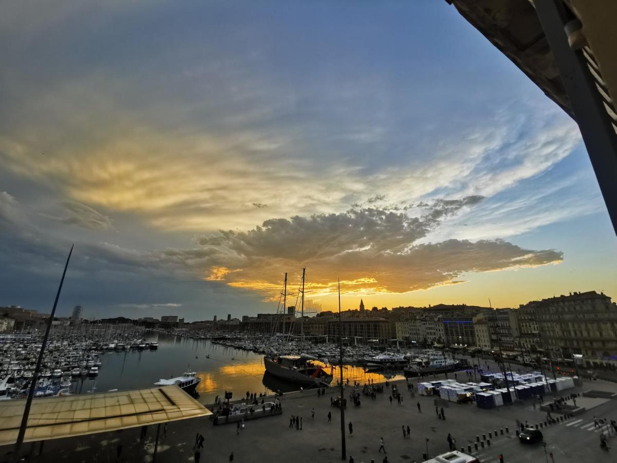 Face Au Vieux Port Vue 180 De Notre Dame Au Panier Leilighet Marseille Eksteriør bilde